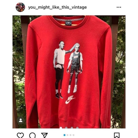 Nike Air Jordan Best on Earth Best on Mars Rare Vintage Nike sweatshirt - Picture 1 of 3